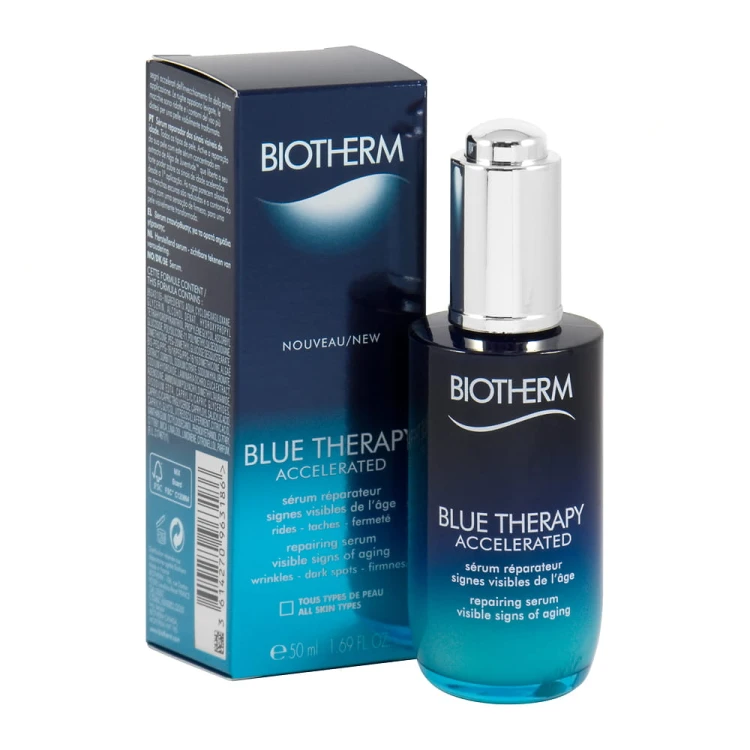 Biotherm  Blue Therapy Accelerated Repairing Serum Visible Sings of Aging   Przeciwstarzeniowe serum do twarzy i szyi 50 ml
