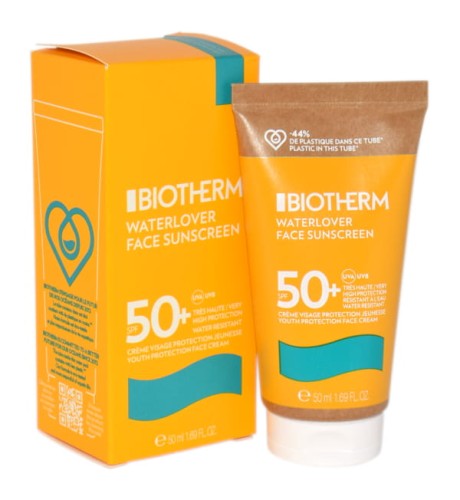 BIOTHERM Waterlover Face Sunscreen Cream SPF50 Krem do opalana 50ML