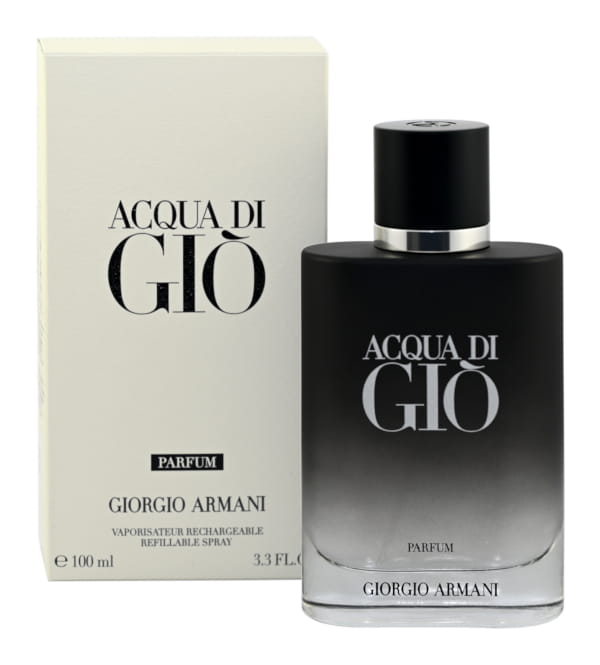 ARMANI ACQUA DI GIO PARFUM REFILLABLE woda perfumowana męska wielokrotnego napełniania 100ML