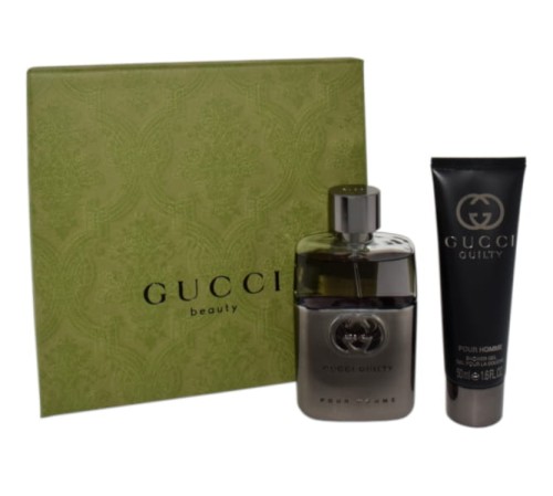 GUCCI Set (Guilty Pour Homme Edt 50ml + Shower Gel 50ml) Zestaw zapachowy