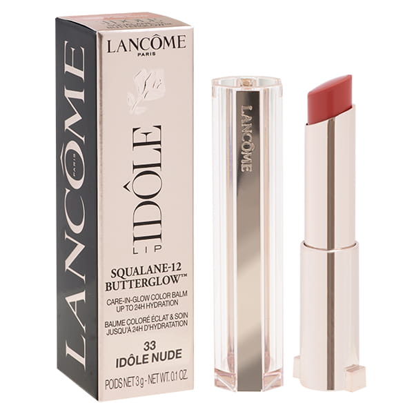 LANCOME LIP IDOLE SQUALANE-12 BUTTERGLOW 33 IDOLE NUDE 3G