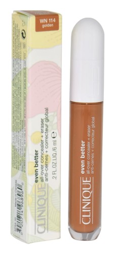 CLINIQUE Even Better All Over Concealer + Eraser WN 114 Golden Korektor do twarzy 6ML