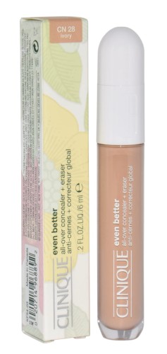 CLINIQUE Evan Better All Over Concealer + Eraser CN 28 Ivory Korektor do twarzy 6 ml