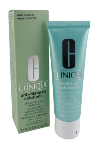 CLINIQUE Anti-Blemish Solutions All-Over Clearing Treatment krem do skóry trądzikowej 50ml