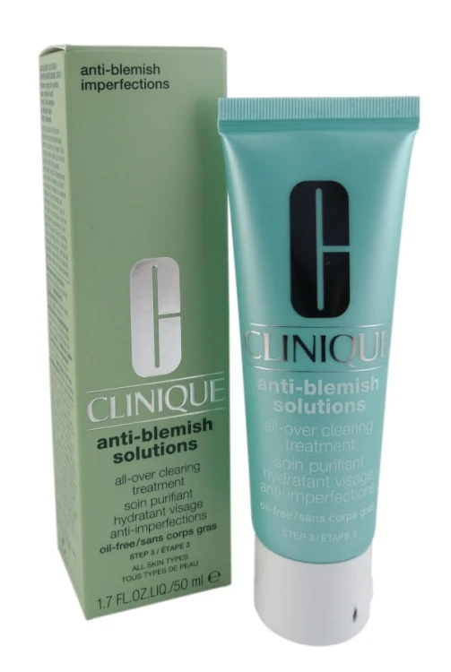 CLINIQUE Anti-Blemish Solutions All-Over Clearing Treatment krem do skóry trądzikowej 50ml
