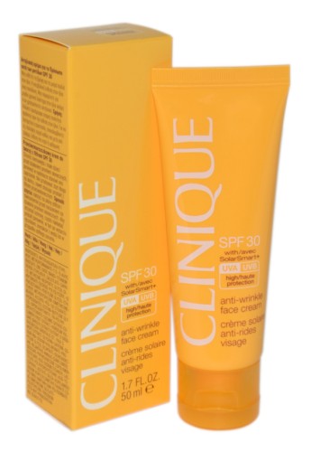 CLINIQUE Sun Anti-Wrinkle Face Cream SPF30 Przeciwzmarszczkowy krem do twarzy z filtrem SPF30 50ML