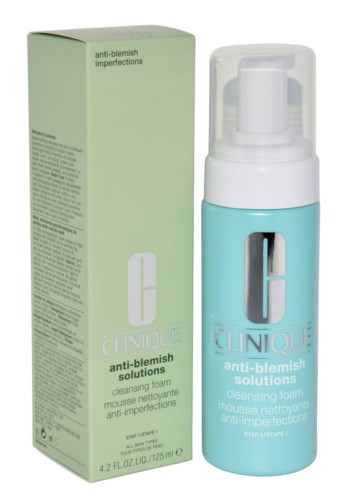CLINIQUE Anti-Blemish Solutions Cleansing Foam All Skin Types Pianka oczyszczająca do twarzy 125ML