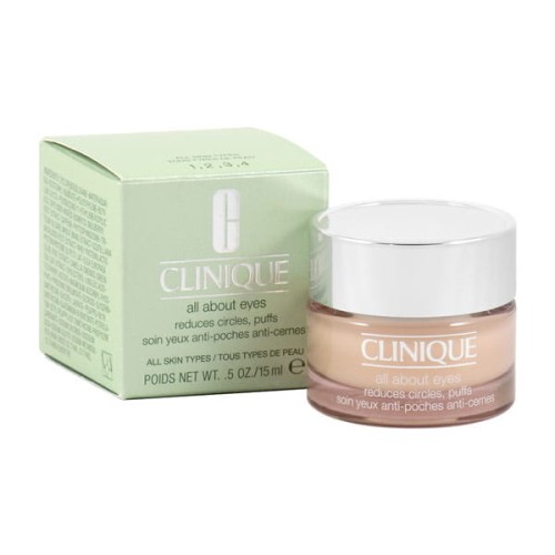 CLINIQUE Care All About Eyes reduces Cirdes Puffs Krem pod oczy 15 ml