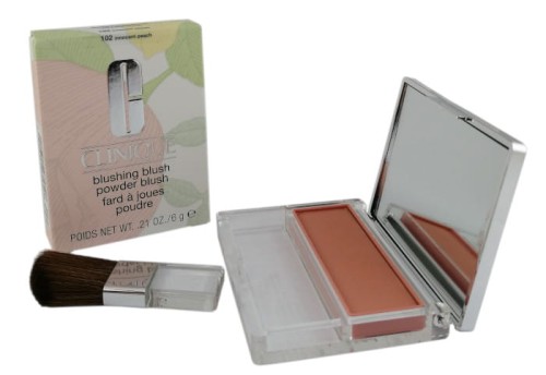 CLINIQUE BLUSHING BLUSH POWDER BLUSH 102 (Innocent Peach) róż do policzków 6g