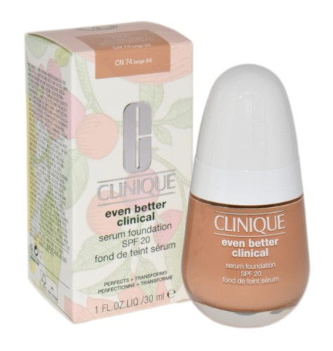 CLINIQUE Even Better Clinical Serum Foundation SPF 20 CN74 Beige Podkład - serum 30ML