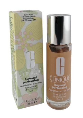 Clinique Beyond Perfecting Foundation + Concealer CN58 11 HONEY Długotrwały podkład i korektor 2w1 30 ml