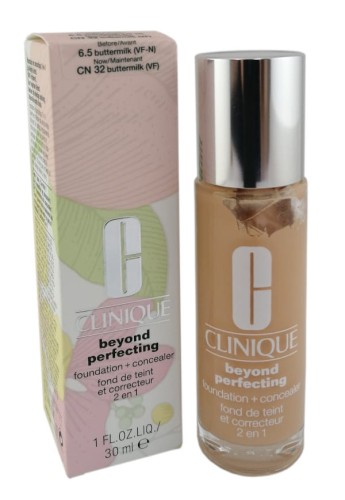 Clinique Beyond Perfecting Foundation + Concealer CN32 długotrwały podkład i korektor 2w1 30 ml