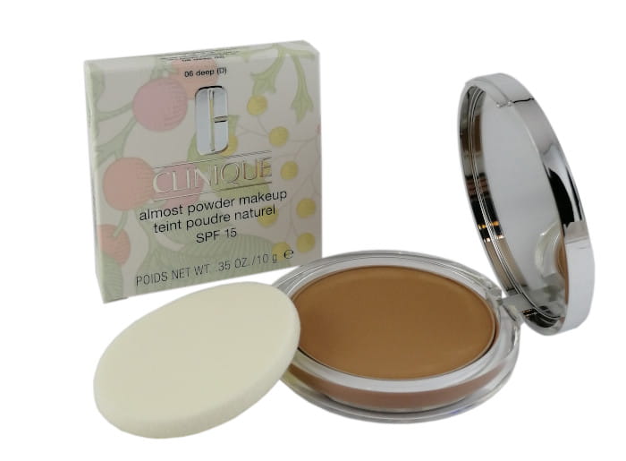 CLINIQUE ALMOST POWDER MAKEUP SPF15 NEW PACKAGING 06 DEEP Puder 10g promocja