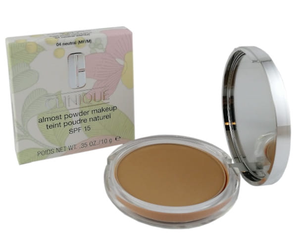 CLINIQUE ALMOST POWDER MAKEUP SPF15 NEW PACKAGING 04 NEUTRAL Puder 10g