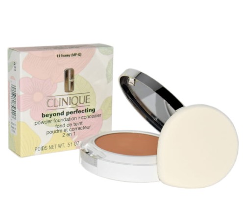 CLINIQUE Beyond Perfecting Powder Foundation + Concealer 11 Honey Podkład z korektorem 14,5g