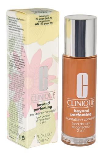 CLINIQUE Beyond Perfecting Foundation + Concealer 23 Gringer Podkład + korektor do twarzy 30ML