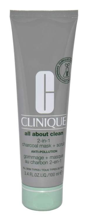 Clinique All About Clean 2-in-1 Charcoal Mask + Scrub oczyszczająca maseczka do twarzy 100ml