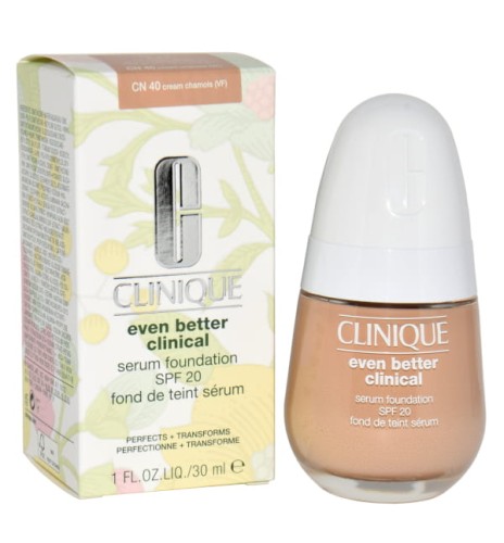 CLINIQUE Even Clinical Serum Foundation SPF 20 CN 40 Cream Chamois Podkład do twarzy 30ML