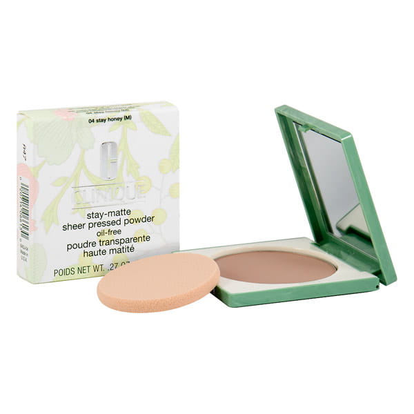 Clinique Stay-Matte Sheer Pressed Powder Oil-Free 04 Stay Honey Puder matujący 7,6 g