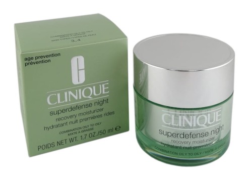 CLINIQUE Superdefense Night Recovery Moisturizer Hauttyp 3/4 Krem regenerujący na noc 50 ml