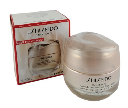 SHISEIDO BENEFIANCE WRINKLE SMOOTHING DAY CREAM SPF25 Krem do twarzy na dzień 50ml