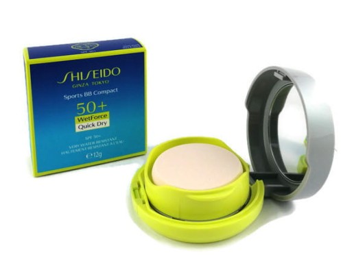 SHISEIDO SUN SPORTS BB SPF50+ TANNING COMPACT FOUNDATION VERY DARK Ochronny krem BB 12g