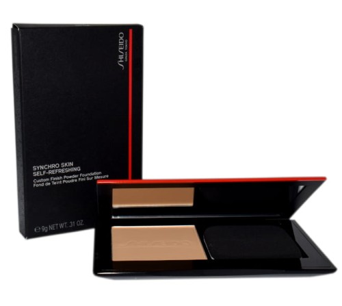 SHISEIDO Synchro Skin Self Refreshing Custom Finish Powder Foundation 340 Podkład w pudrze 9g