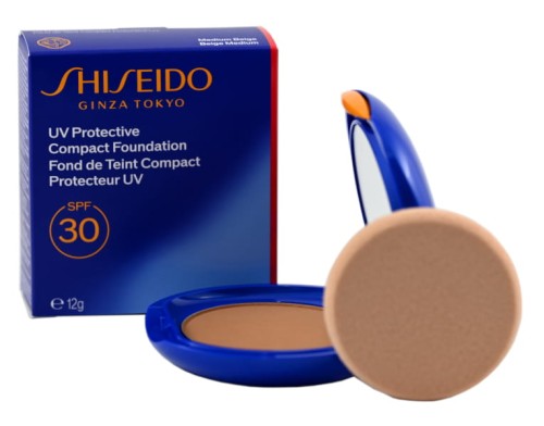 SHISEIDO Sun UV Protector Compact Fond De Teint Medium Beige Puder w kompakcie 12g
