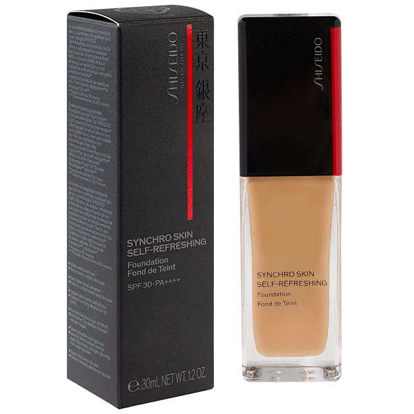 SHISEIDO FACE SYNCHRO SKIN SELF-REFRESHING FOUNDATION 340 SPF30 30ML
