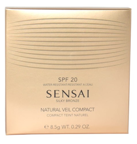 KANEBO Sensai Silky Bronze Natural Veil Compact SC03 Medium SPF20 Podkład w kompakcie 8,5g