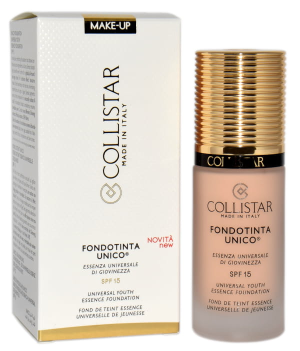 COLLISTAR UNIQUE FOUNDATION UNIVERSAL ESSENCE OF YOUTH SPF15 1R ROSY IVORY podkład 30ml
