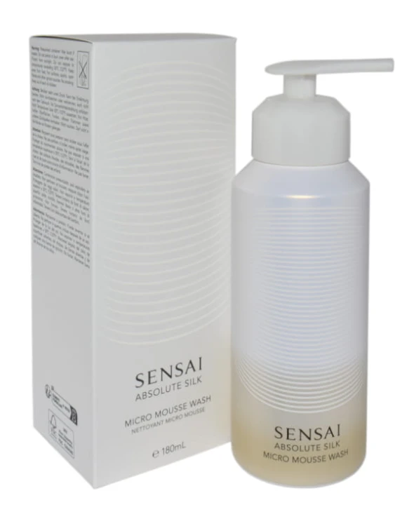 KANEBO SENSAI Absolute Silk Micro Mousse Wash pianka oczyszczająca do twarzy 180ml