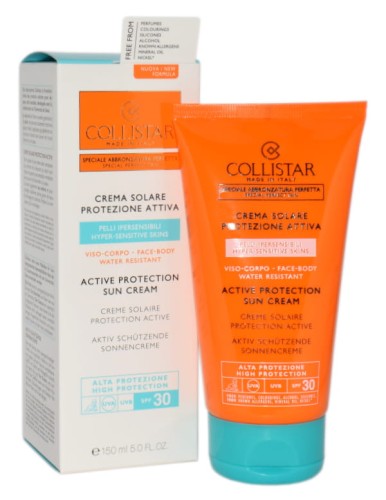 COLLISTAR ACTIVE PROTECTION SUN CREAM SPF30 Krem do opalania 150ml