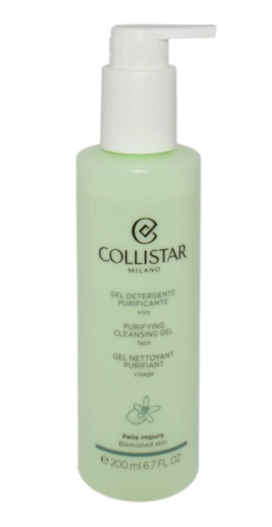 COLLISTAR Purifying Face Cleansing Gel Żel oczyszczający do twarzy 200ml