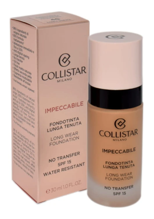 COLLISTAR Impeccabile Long Wear Foundation SPF15 4G - Gold Sand Podkład do twarzy 30ML
