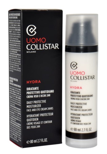 COLLISTAR Men's Line Daily Protective Moisturizer Face And Eye Cream Nawilżający krem do twarzy dla mężczyzn 80ML