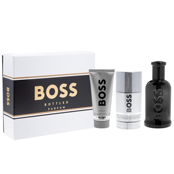 BOSS SET (BOTTLED PARFUM EDP/S 100 ML+ SHOWER GEL 100 ML+ DEO SPRAY 75 ML) Zestaw