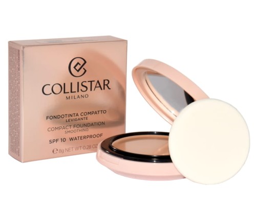 COLLISTAR Compact Foundation Smoothing SPF10 01 Alabaster Podkład w kompakcie 9g