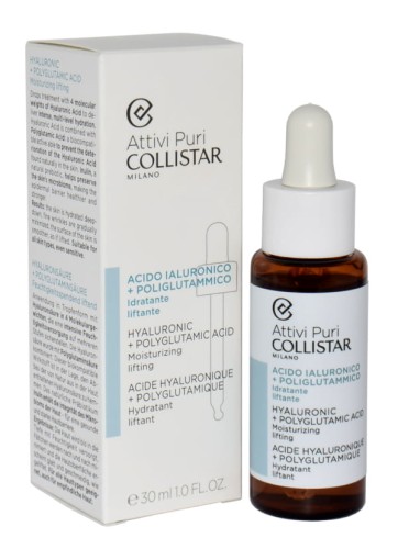 COLLISTAR Hyaluronic + Polyglutaming Acid Moisturizing Lifting Preparat nawilżajacy z kwasem hialuronowym do pielęgnacji twarzy 30ML