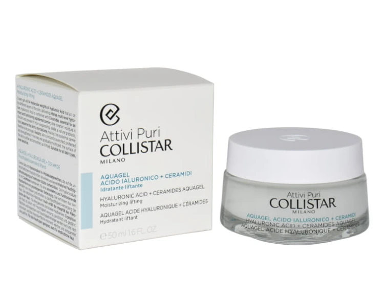 COLLISTAR Hyaluronic Acid + Ceramides Aquagel Moisturizing Lifting Wodny żel nawilżający do pielęgnacji twarzy 50ML
