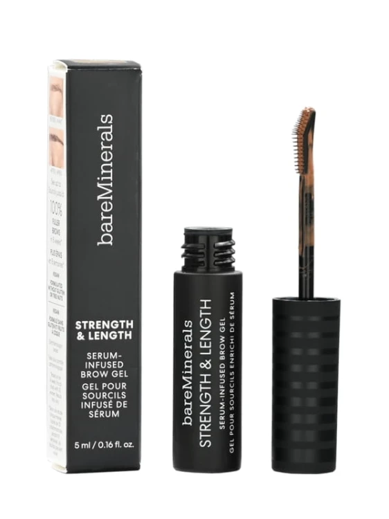 BAREMINERALS STRENGTH & LENGTH BROW GEL REFORMULATION Żel do brwi CHESNUT 5ML