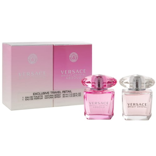 VersaceSet(Bright Crystal Woda toaletowa 30ml + Absolu Duo Woda perfumowana 30ml )Zestaw upominkowy