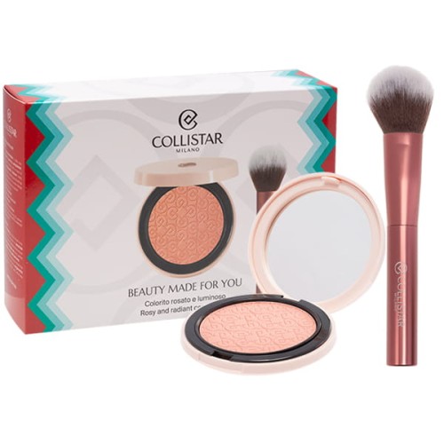 COLLISTAR SET (IMPECCABILE MAXI BLUSH 09 SIENNA 8G + BRUSH)