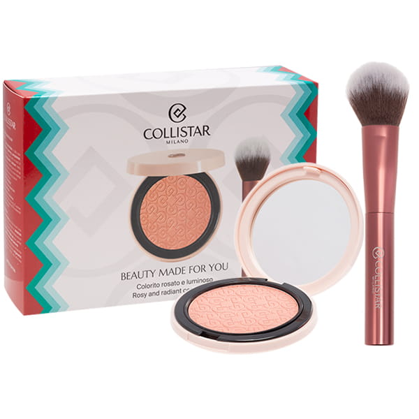 COLLISTAR SET (IMPECCABILE MAXI BLUSH 09 SIENNA 8G + BRUSH)