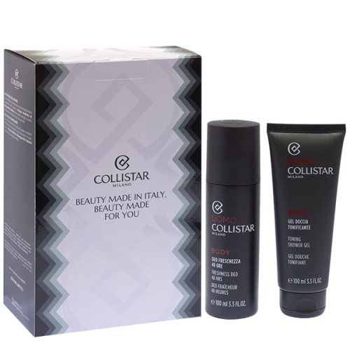 COLLISTAR SET (48-HOUR FRESHNESS DEODORANT SPRAY 100ML + TONING SHOWERGEL 100ML)
