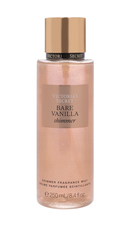 VICTORIA SECRET Bare Vanilla Shimmer Fragrance Mist Perfumowana mgiełka do ciała z drobinkami 250ml