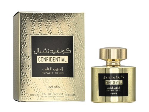 LATTAFA CONFIDENTIAL PRIVATE GOLD woda perfumowana unisex 100ML