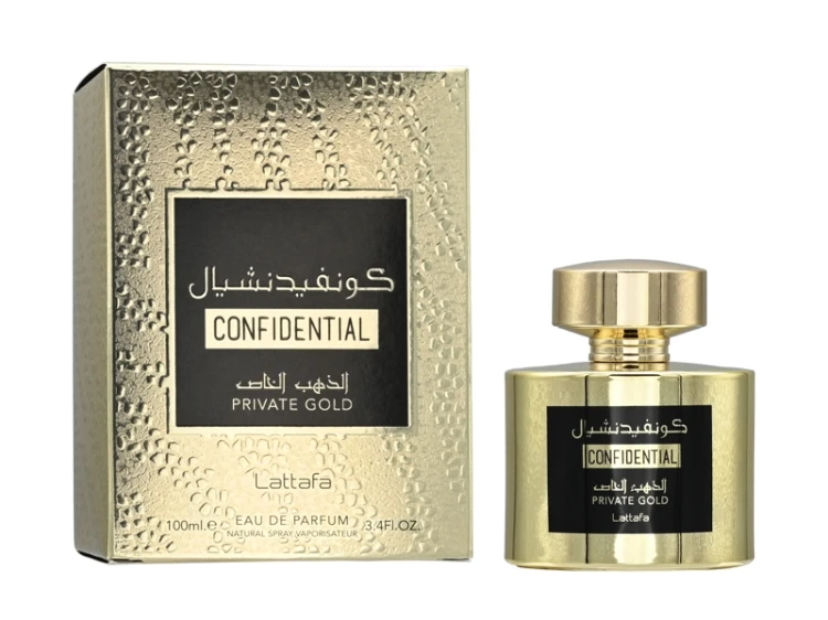 LATTAFA CONFIDENTIAL PRIVATE GOLD woda perfumowana unisex 100ML