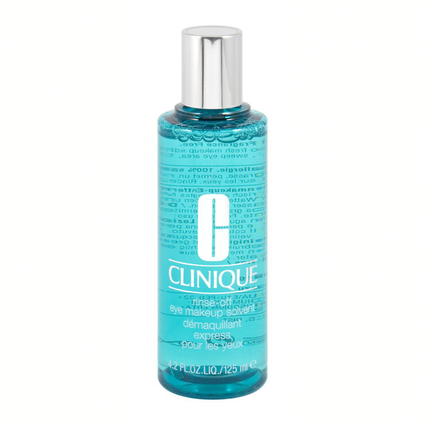 CLINIQUE Reinigung Rinse Off Eye Make Up Solvent Płyn do demakijażu oczu 125 ml