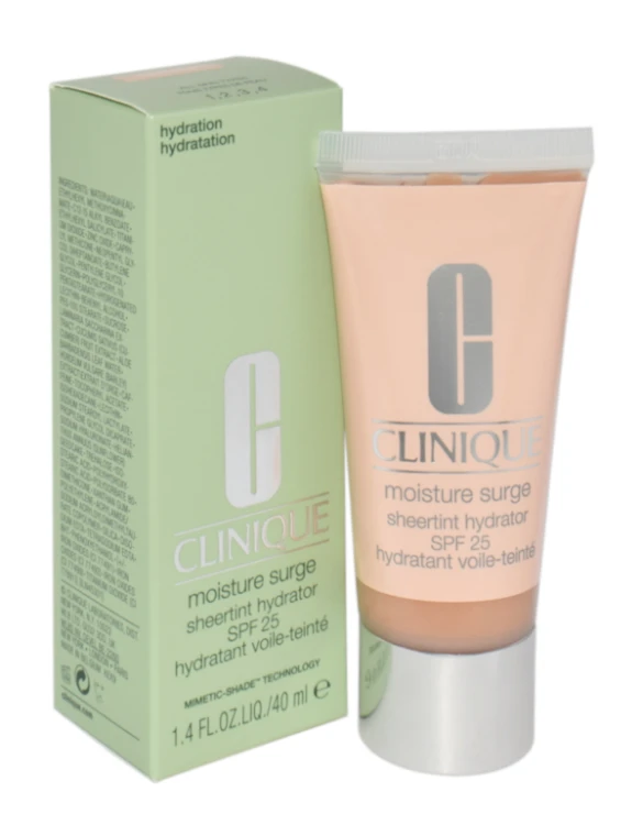 CLINIQUE Moisture Surge Sheertint Hydrator Broad Spectrum SPF25 Universal Light 2 Krem nawilżająco - koloryzujący 40ML